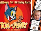 Tom and Jerry Birthday Invitations tom and Jerry Birthday Invitations Free Invitation
