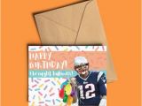 Tom Brady Birthday Card tom Brady Birthday Card Funny Deflate Gate Joke Card