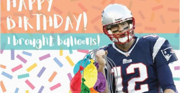 Tom Brady Birthday Card tom Brady Birthday Card Funny Deflate Gate Joke Card