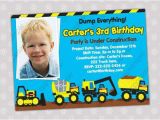 Tonka Truck Birthday Invitations Items Similar to tonka Truck Invitation for Construction