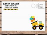 Tonka Truck Birthday Invitations tonka Truck Construction Birthday Invitation Di 331