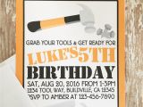 Tool Birthday Party Invitations 12 tool Party Invitations with Envelopes tool Birthday Party