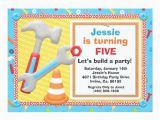 Tool Birthday Party Invitations Construction tools Birthday Party Invitation Zazzle