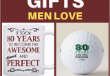 Top Birthday Gifts for Him 2019 80th Birthday Gifts for Men Best 80th Birthday Gift