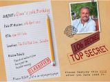 Top Secret Birthday Invitations 26 Surprise Birthday Invitation Templates Free Sample