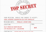 Top Secret Birthday Invitations top Secret Party Invitations Cimvitation