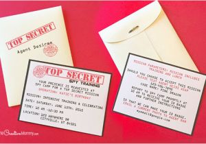 Top Secret Birthday Invitations top Secret Party Invitations Cimvitation