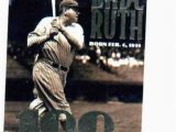 Topps Babe Ruth 100th Birthday Card 1995 topps Babe Ruth 100th Birthday New York Yaknees