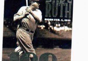 Topps Babe Ruth 100th Birthday Card 1995 topps Babe Ruth 100th Birthday New York Yaknees