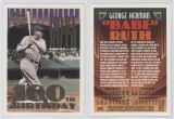 Topps Babe Ruth 100th Birthday Card 1995 topps Megacards Conlon Collection 3 2 Babe Ruth