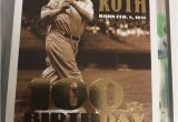 Topps Babe Ruth 100th Birthday Card Babe Ruth 100th Birthday Baseball Card Ebay
