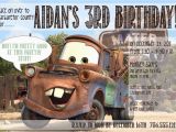 Tow Mater Birthday Invitations Disney 39 S Cars Mater Invitation 11 00 Via Etsy tow