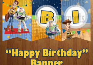 Toy Story Happy Birthday Banner Instant Download toy Story Happy Birthday Banner