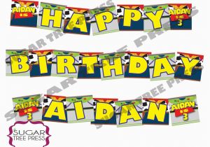 Toy Story Happy Birthday Banner Printable toy Story 3 Inspired 39 Happy Birthday 39