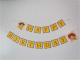 Toy Story Happy Birthday Banner Scrap 4u toy Story Woody and Jessie Happy Birthday Banner