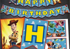 Toy Story Happy Birthday Banner toy Story Birthday Banner toy Story Happy Birthday Banner