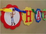 Toy Story Happy Birthday Banner toy Story Happy Birthday Banner