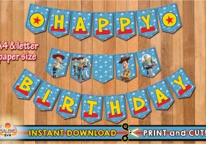 Toy Story Happy Birthday Banner toy Story Happy Birthday Banner toy Story Birthday