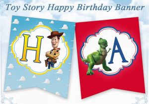 Toy Story Happy Birthday Banner toy Story Happy Birthday Banner toy Story Bunting Birthday