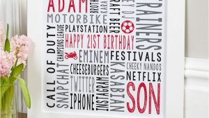 Traditional 21st Birthday Gifts for Him 21st Birthday Personalised Gifts for Him Chatterbox Walls