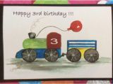 Train Birthday Card Printable Birthday Card Choo Choo Train Watercolor Card Print Item