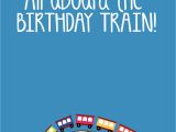 Train Birthday Card Printable Train Birthday Party with Free Printables How to Nest