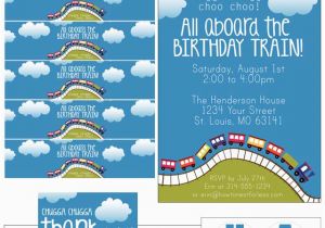 Train Birthday Card Printable Train Birthday Party with Free Printables How to Nest