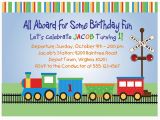 Train Birthday Card Printable Train Invitation Templates Free