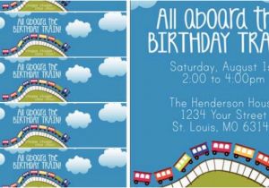 Train Birthday Card Printable Train themed Birthday Party Free Printables Tip Junkie