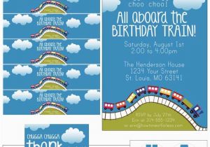 Train Birthday Card Printable Train themed Birthday Party with Free Printables themed
