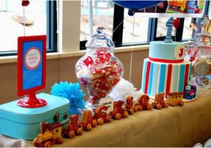 Train Decorations for Birthday Party Kara 39 S Party Ideas Train Boy themed Birthday Party