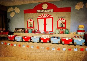 Train Decorations for Birthday Party Kara 39 S Party Ideas Vintage Train Station Birthday Party