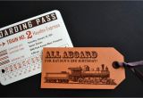 Train themed Birthday Invitations Child 39 S Train themed Birthday Invitation
