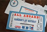 Train themed Birthday Invitations Train Birthday Party Page 2 Of 2 the Cards We Drew
