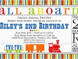 Train Ticket Birthday Invitation Template 9 Train Birthday Invitations for Kid Free Printable