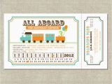 Train Ticket Birthday Invitation Template Kara 39 S Party Ideas Invitation Celebration Target Amazon