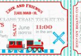 Train Ticket Birthday Invitation Template Train Ticket Birthday Invitation Template Best Party Ideas