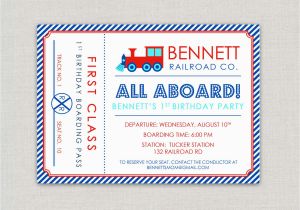 Train Ticket Birthday Invitation Template Train Tickets Birthday Invitations Best Party Ideas