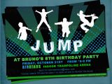 Trampoline Birthday Party Invitations Free Trampoline Party Invitation Templates