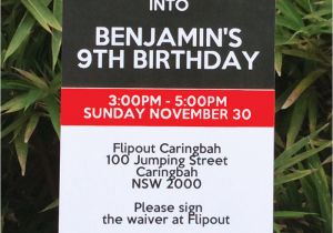 Trampoline Park Birthday Party Invitations Trampoline Birthday Party Invitations Printable Templates