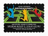 Trampoline Park Birthday Party Invitations Trampoline Park Kids Birthday Party Kids 2 12 Birthday