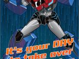 Transformers Birthday Cards Transformers Optimus Prime Epic Birthday Card Greeting