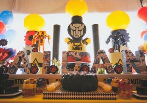 Transformers Birthday Decorations Kara 39 S Party Ideas Transformers 4th Birthday Party Kara