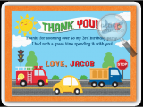 Transportation Birthday Party Invitations Planes Cars Firetruck Transportation Invitations Di 383