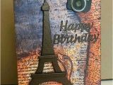 Travel themed Birthday Cards Altered Scrapbooking Travel themed Pivot Birthday Card