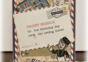 Travel themed Birthday Cards Crafty Secrets Heartwarming Vintage Ideas and Tips