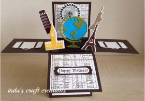 Travel themed Birthday Cards Handmade Card In A Box Unique Travel themed Happy Birthday