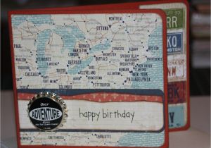 Travel themed Birthday Cards Sale Handmade Happy Birthday Card Travel theme by Jakeandtonys