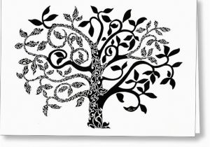 Tree Of Life Birthday Card Tree Of Life Painting by Anushree Santhosh