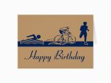 Triathlon Birthday Cards Triathlon Happy Birthday Card Zazzle Com